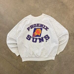 Vintage Phoenix Suns NBA Basketball 90s Crewneck Sweatshirt Size XL